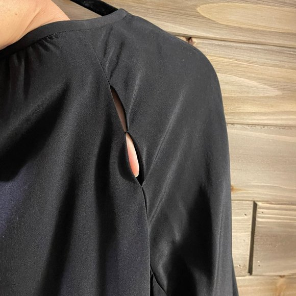 TIBI New York 100% Silk Black and White Abstract Sheath Dress Women's Si… - Picture 6 of 14